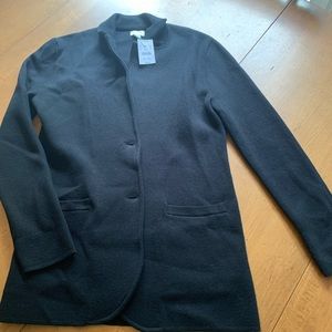 J. Crew Factory black sweater blazer